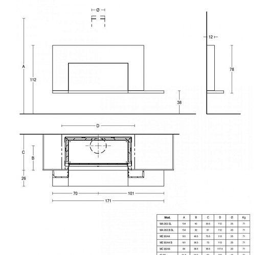 Piazzetta chester, bianco grigio_2