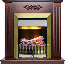 Dimplex Lumsden очаг Danville Antique Brass FB2 махагон коричневый антик